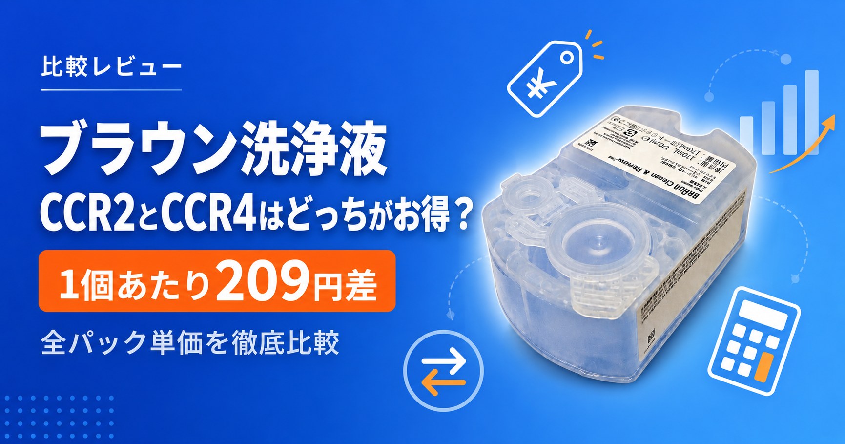 ブラウン洗浄液 CCR2とCCR4はどっちがお得？（アイキャッチ）